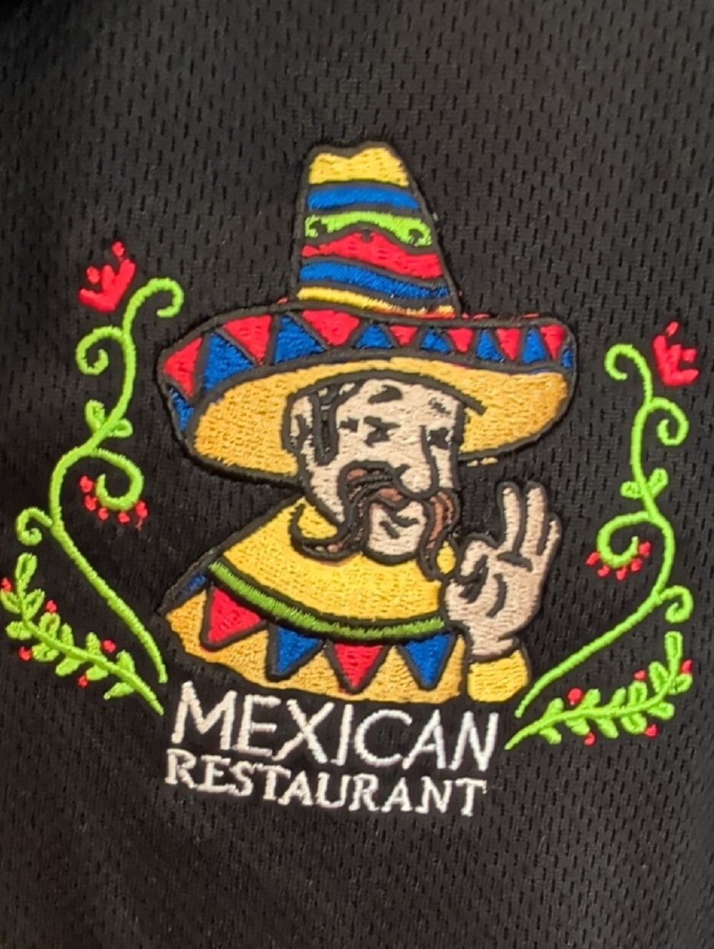 Medium Restaurant Shirt Black Collar